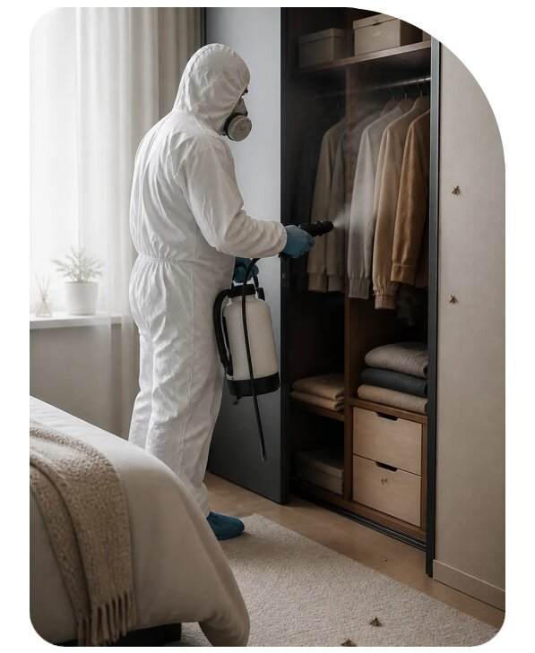 Обработка квартиры от моли в Асбесте — от 2021 р. | Сенат-Сбс